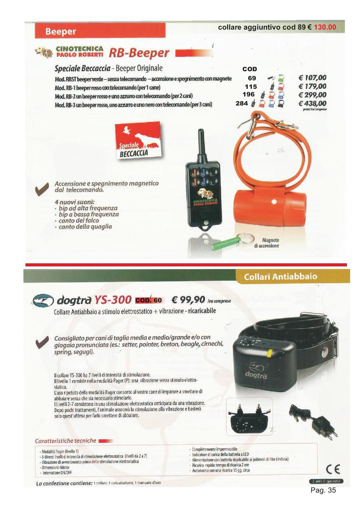 COLLARI ELETTRICI 2- 16 - P36